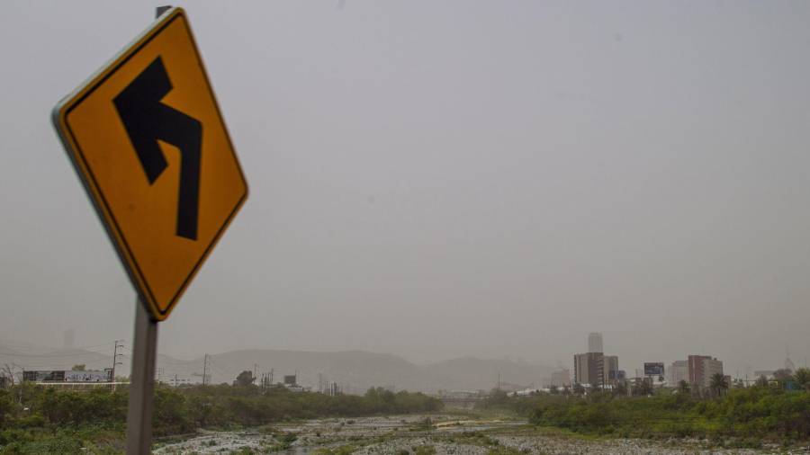 Fuertes vientos de polvo llegarán a Nuevo León, de Coahuila
