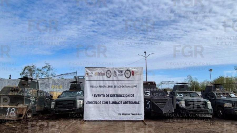 La FGR indicó que la acción se realizó en el marco del Programa “Destino de Bienes y Objetos del Delito.