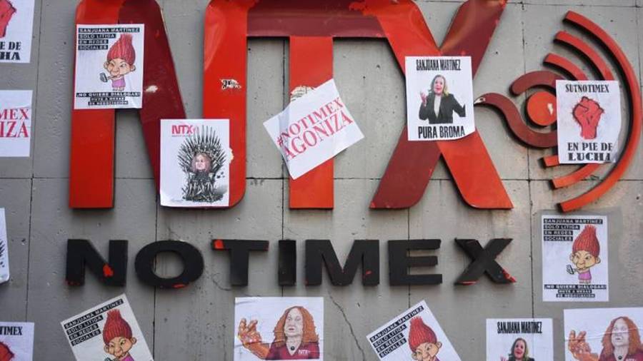 López Obrador señaló que Notimex se ha suplido con el trabajo que hacen los demás medios públicos, y declaró que “no es igual”.