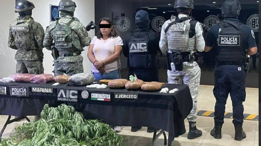 Operativo policiaco y militar derivó en la detención de Cristina Marlene “N”, vinculada a proceso por extorsión agravada; continúan investigaciones por otros delitos