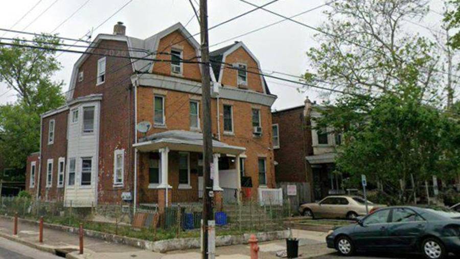 Vivienda de Eugene Horsch, Filadelfia Estados Unidos, donde FBI y DEA investigan posible homicidio y tortura de mujeres desaparecidas.