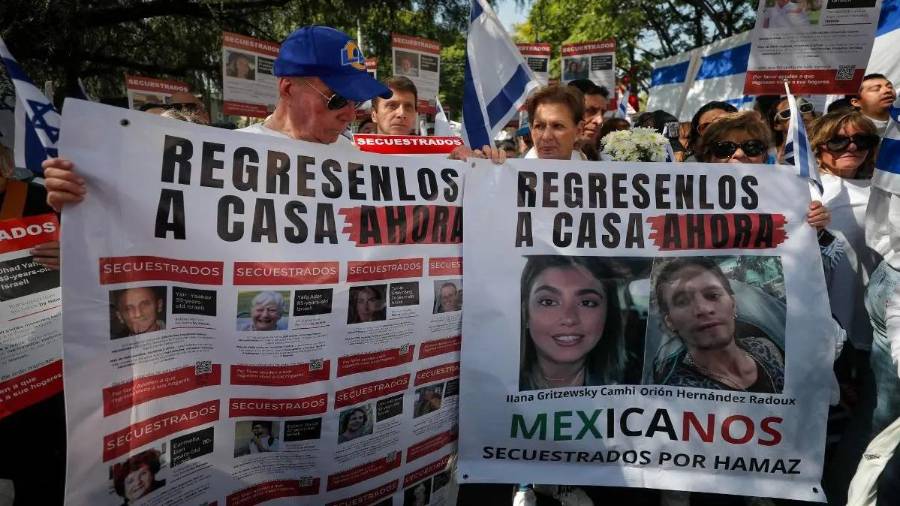 Exigieron la aparición de Ilana Gritzewsky y Orión Hernández, los dos mexicanos que Hamás secuestró tras el estallido del conflicto el 7 de octubre pasado