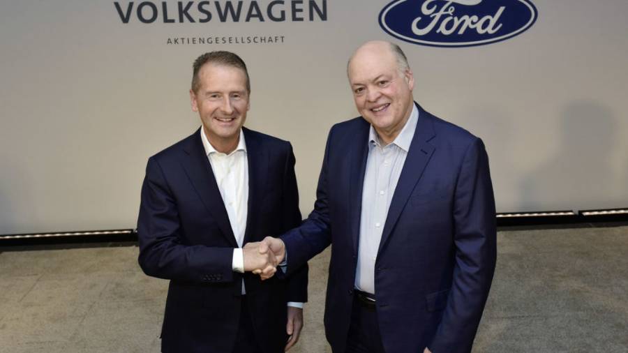 Ford y Volkswagen se unen para desarrollar autos eléctricos y autónomos