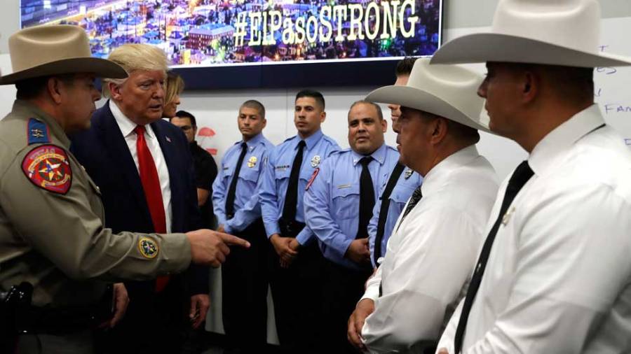 Donald Trump elogia a policías de El Paso: Ustedes son muy especiales, no hay nadie mejor