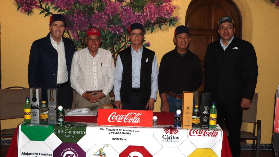 Presentan la XV edición del Tequila Open ‘Cáritas de Saltillo 2025’ en apoyo a causas sociales
