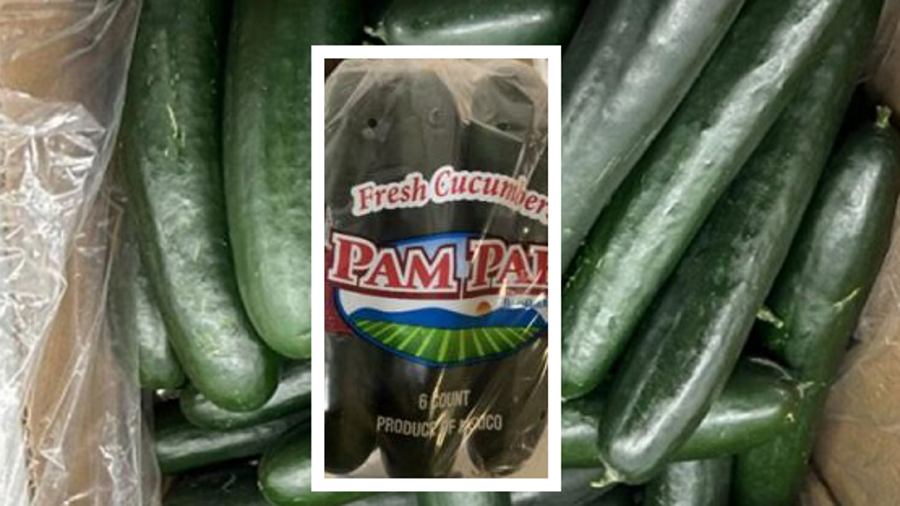 El brote de las infecciones se ha relacionado con los pepinos American-slicer cultivados por Agrotato, S.A. de C.V. en Sonora, México.