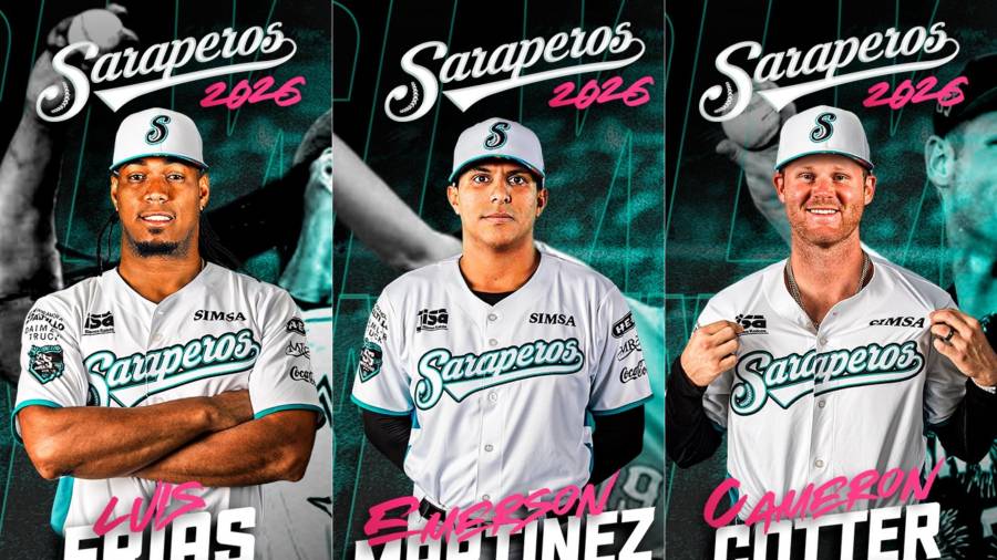 Saraperos de Saltillo suma a Luis Frías, Emerson Martínez y Cameron Cotter para apuntalar su bullpen rumbo a la próxima temporada.