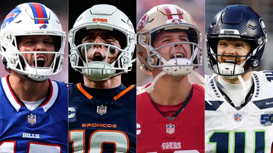 Josh Allen, Bo Nix, Brock Purdy y Sam Darnold encabezan los duelos de quarterbacks en la Ronda Divisional de la NFL, liderando a Bills de Buffalo, Broncos de Denver, 49ers de San Francisco y Seahawks de Seattle rumbo al Super Bowl LX.