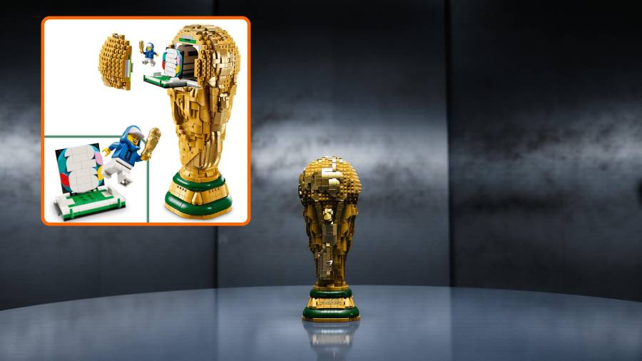 El set incluye 2 mil 842 piezas y una escena secreta conmemorativa rumbo al Mundial 2026.