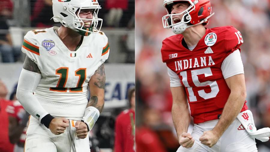 Indiana y Miami se enfrentan en la Final del College Football Playoff 2026 en el Hard Rock Stadium, con el título nacional del fútbol americano colegial en juego.