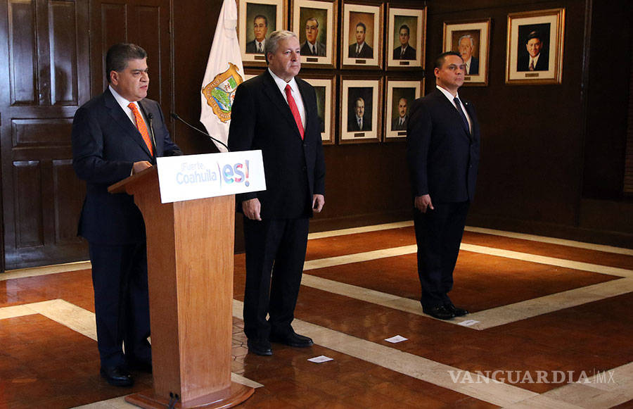 $!Presenta Miguel Ángel Riquelme a secretario de Seguridad en Coahuila