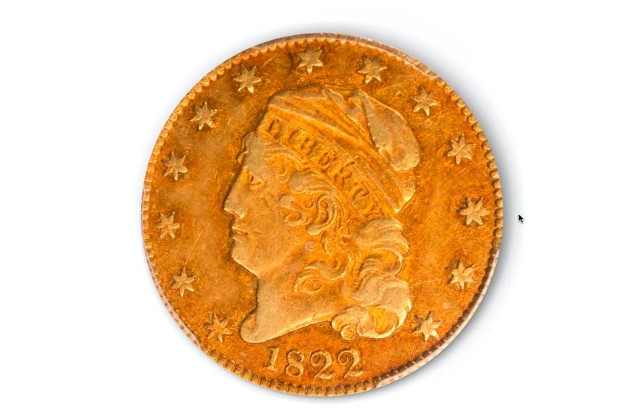 $!Subastan en Las Vegas una moneda de oro de 1822 en 8.4 mdd