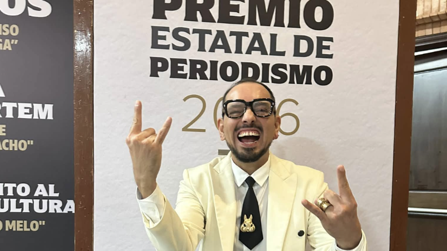 Humberto Vázquez Galindo obtuvo un reconocimiento por su obra El Diablo y yo nos entendemos en el Concurso Iberoamericano de Cuento y Novela Elena Poniatowska Amor.