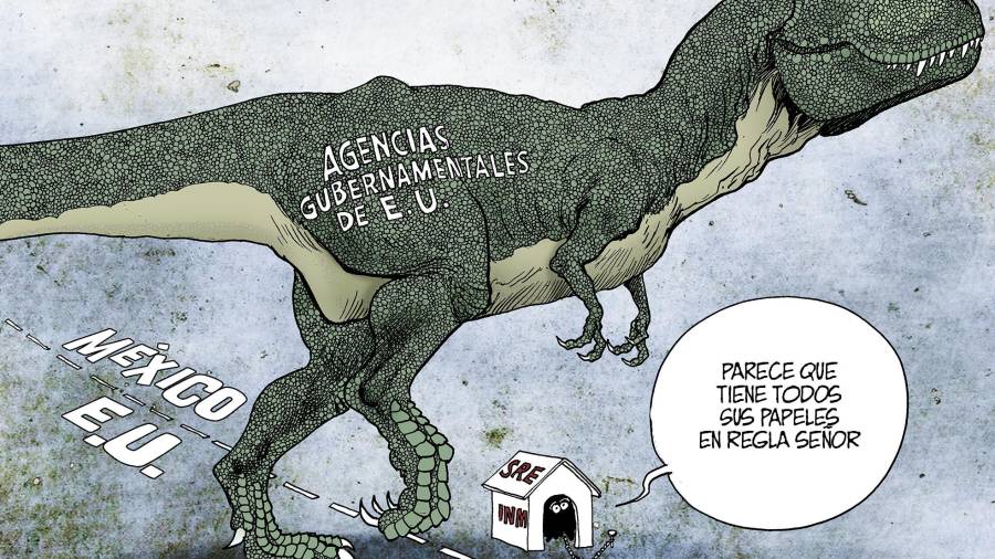 Señor agente, pase usted