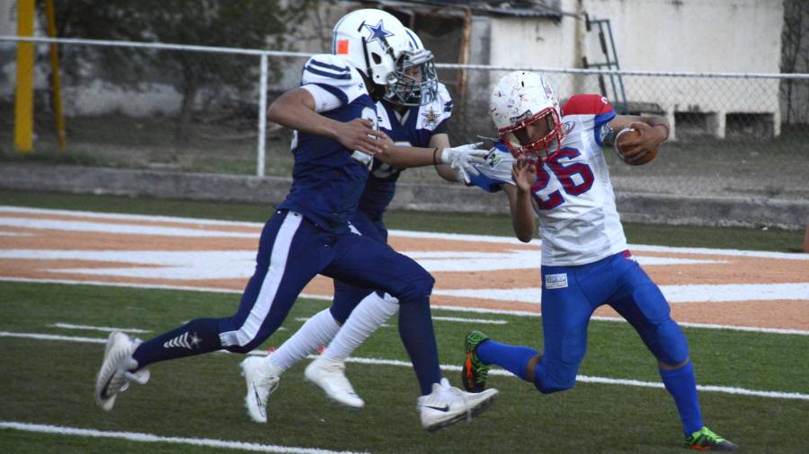 El club Vaqueros obtuvo la victoria en las categorías Midget y Junior Bantam ante los Potros Salvajes por marcadores de 18-0 en Midget y 32-0 en Junior Bantam.