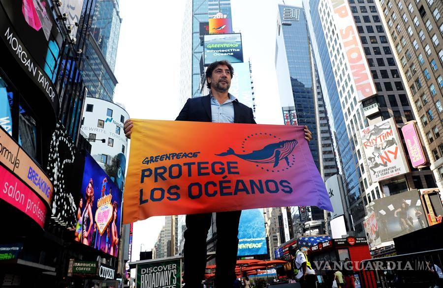 $!Javier Bardem pide en las Naciones Unidas proteger a los océanos
