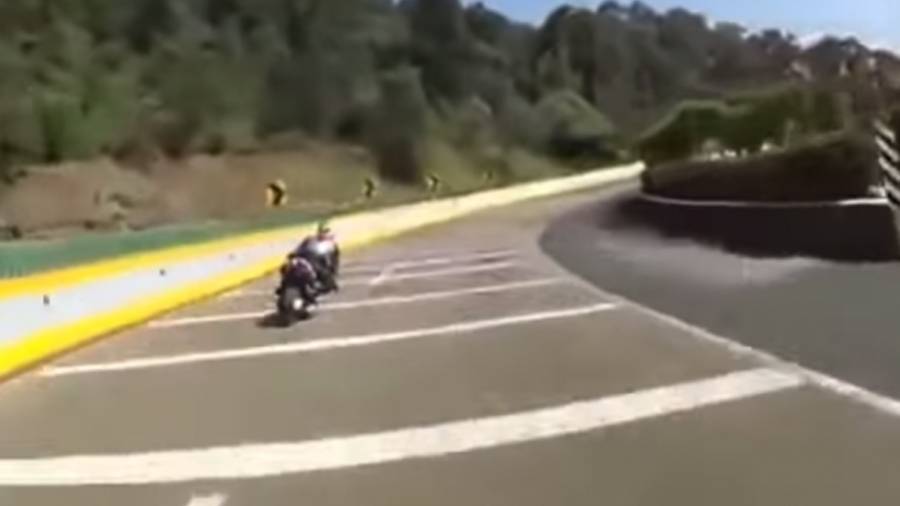 Captan accidente mortal de motociclista en La Pera