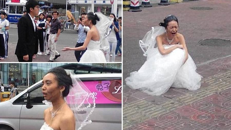 Mujer se disfraza de anciana para probar si su novio la seguiría amando en la vejez