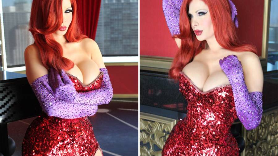 Transexual gasta 200 mil dólares para transformarse en Jessica Rabbit