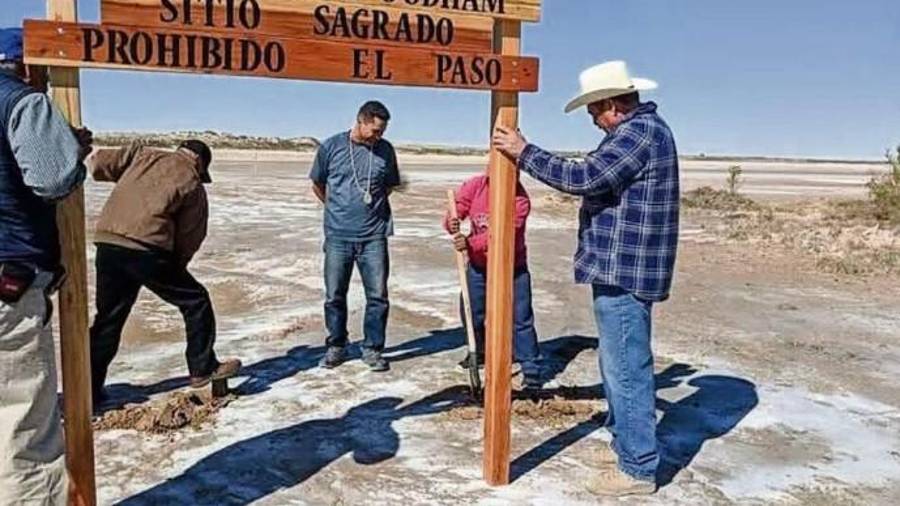 1853 año en que se dividió por primera vez al pueblo O’odham con la venta de La Mesilla por parte de Santa Anna.