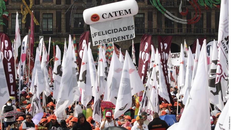 El Gobierno de Claudia Sheinbaum consolidó en su primer año la suma de las principales fuerzas sindicales que durante siete décadas fueron pilares del PRI.