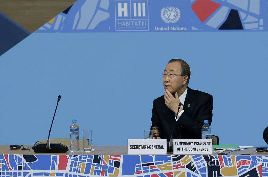 Ban Ki-moon llama a construir ciudades del futuro en inicio de Habitat III