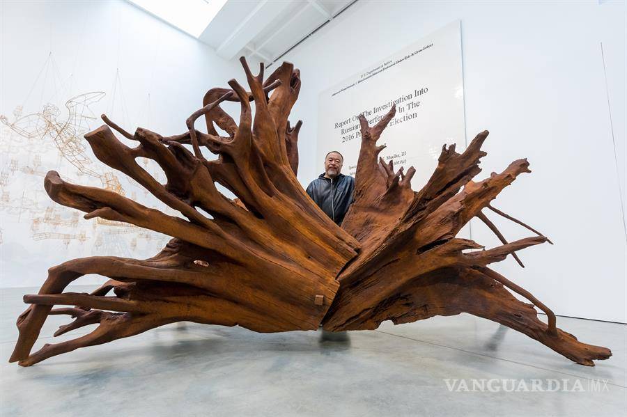 $!Ai Weiwei explora la noción de desarraigo y deforestación en su nueva muestra &quot;Raíces&quot;
