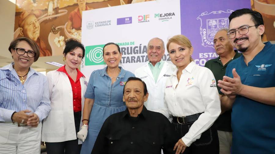 Más de mil personas de distintas regiones de Coahuila fueron beneficiadas con procedimientos especializados para recuperar su salud visual.