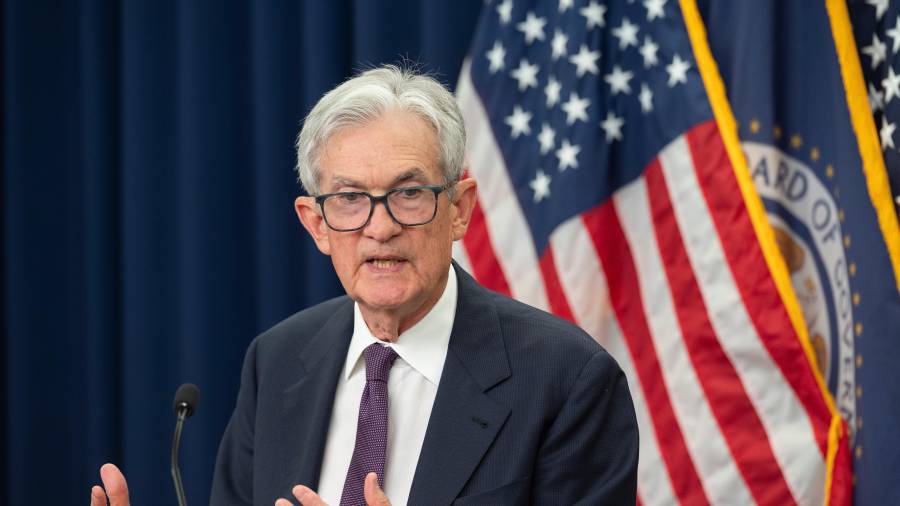 El presidente de la Reserva Federal, Jerome Powell, habla en una conferencia de prensa en la Reserva Federal, tras la reunión del Comité Federal de Mercado Abierto, en Washington.ashington, Wednesday, April 29, 2026. (AP Photo/Cliff Owen)