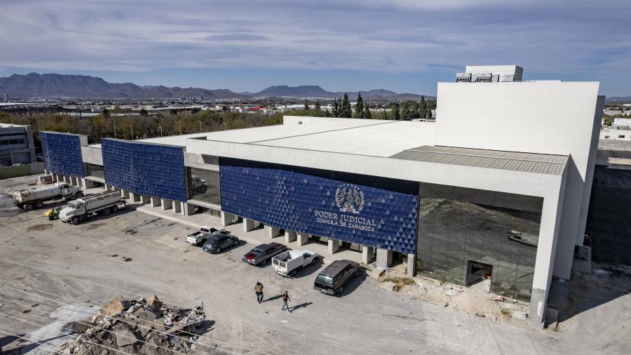 El nuevo complejo judicial contará con áreas administrativas, juzgados y espacios de atención ciudadana, y se estima que diariamente reciba a cerca de mil usuarios de Saltillo, Ramos Arizpe y Arteaga.