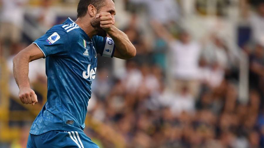 Chiellini anota el primer gol de la Temporada en la Serie A y Juventus consigue un discreto triunfo