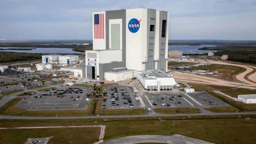 EL Centro Espacial Kennedy ubicado en Merritt Island, en la costa este de Florida, Estados Unidos.