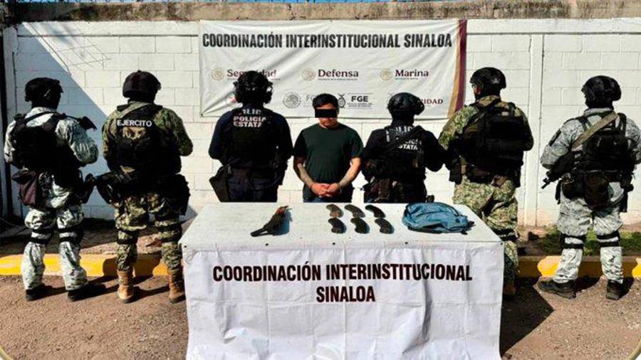Detención de “El Talibán”, presunto miembro de Los Chapitos.