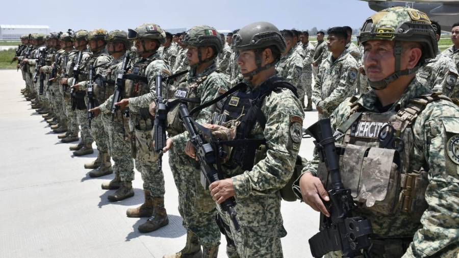 El contingente llegó en medio de una escalada de operativos federales y episodios de violencia registrados.