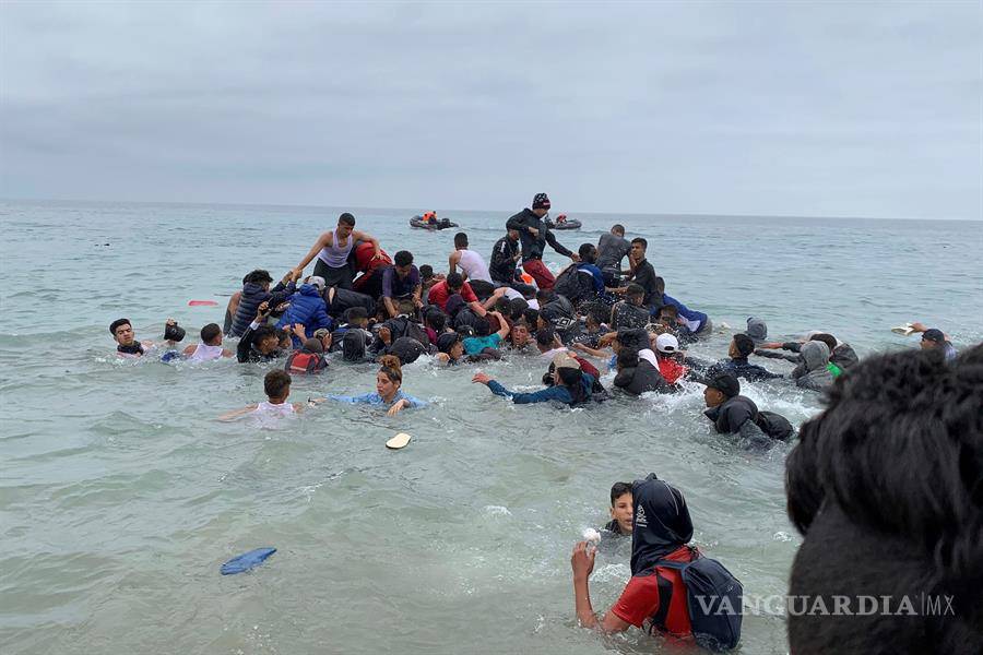 $!Migrantes en Ceuta, de la esperanza al drama en imágenes