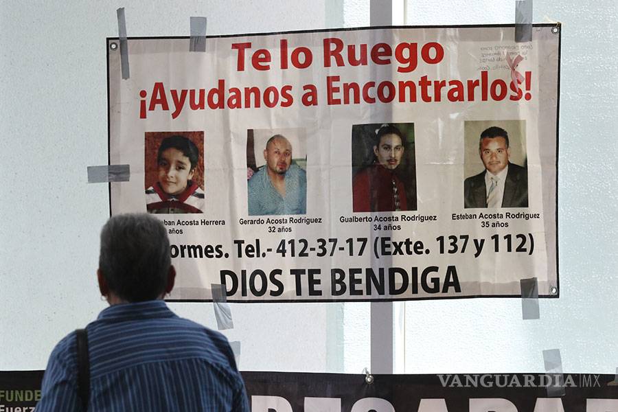 $!Sólo 28 agentes investigan 1900 desapariciones en Coahuila