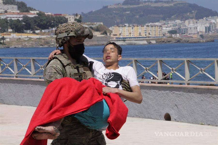 $!Migrantes en Ceuta, de la esperanza al drama en imágenes