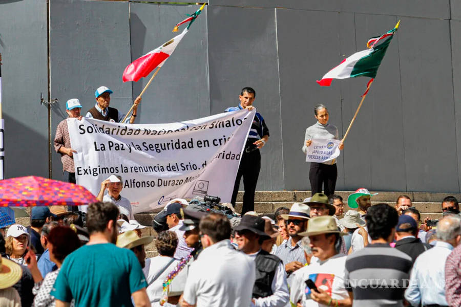 $!Marchan para exigir la renuncia de Alfonso Durazo