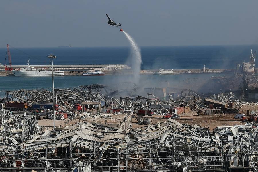 $!Así despierta Beirut entre la tragedia, el dolor como una zona de guerra (fotos)