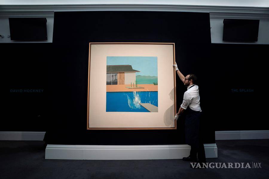 $!&quot;The Splash&quot;, icono del Pop Art de David Hockney, se vende por 28 mde
