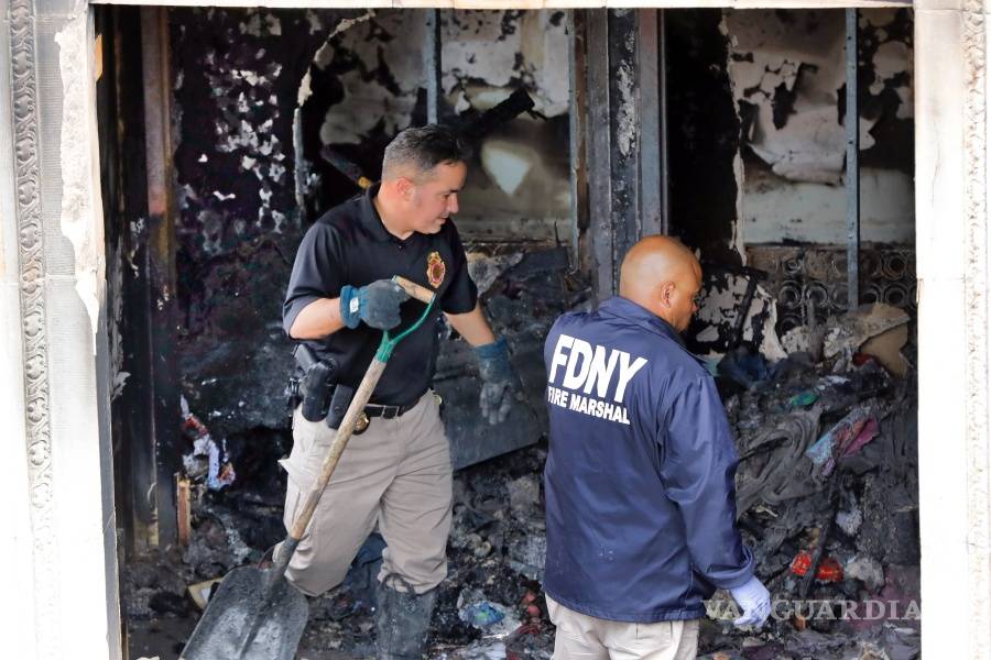 $!Incendio deja 6 muertos, incluyendo 4 niños en Nueva York
