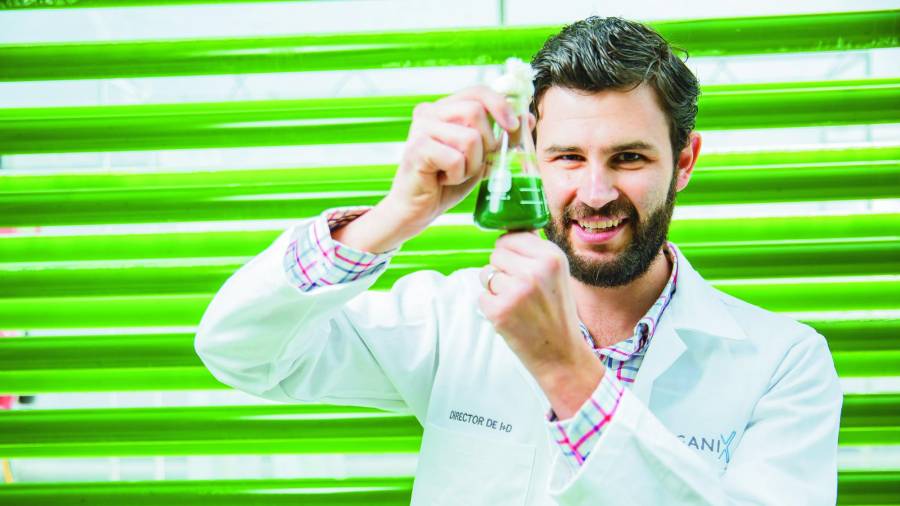 Leopoldo Herrera en Neptunus Biotech. Foto: