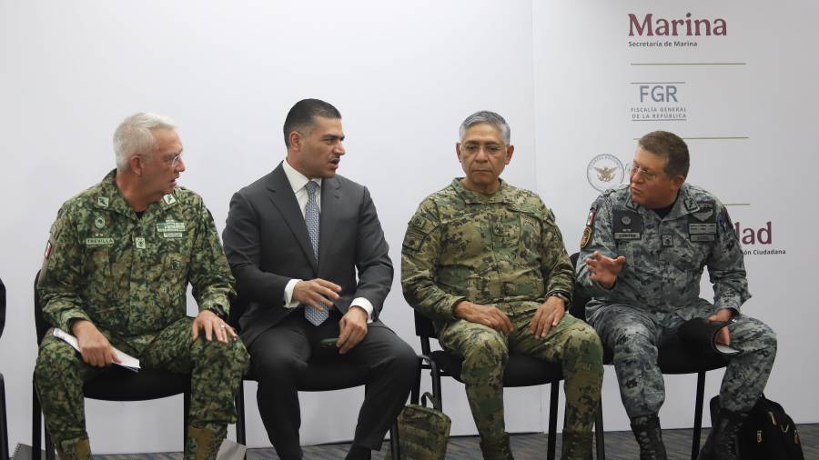 García Harfuch destacó la coordinación con autoridades españolas en materia de seguridad.