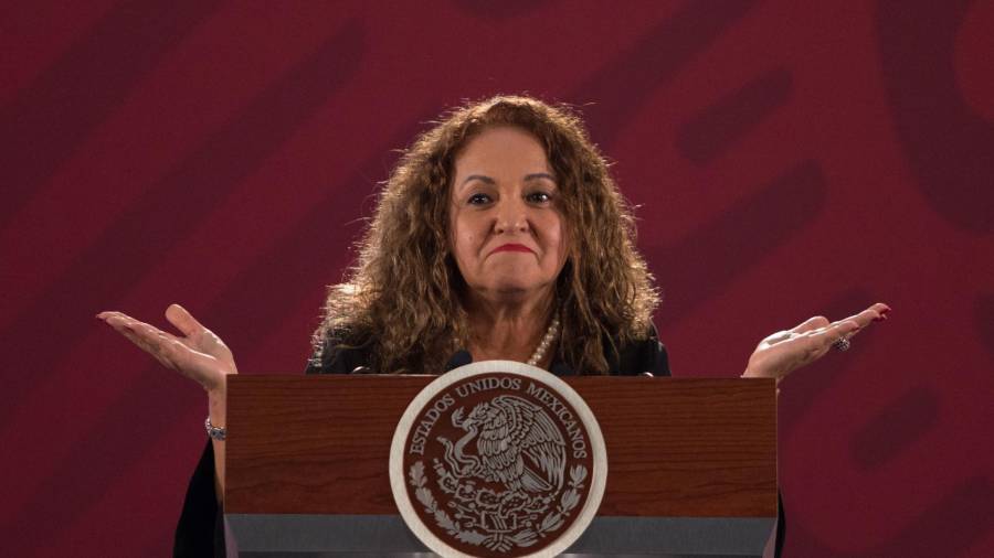 Sanjuana Martínez señaló un posible financiamiento ilegal para la campaña de Claudia Sheinbaum.