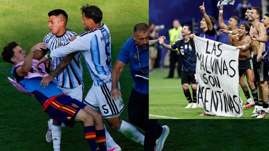 Nahuel Molina, Roberto Ayala, Thiago Almada, entre otros, enfrentan cargos disciplinarios por los incidentes ocurridos tras la final entre Argentina y España.