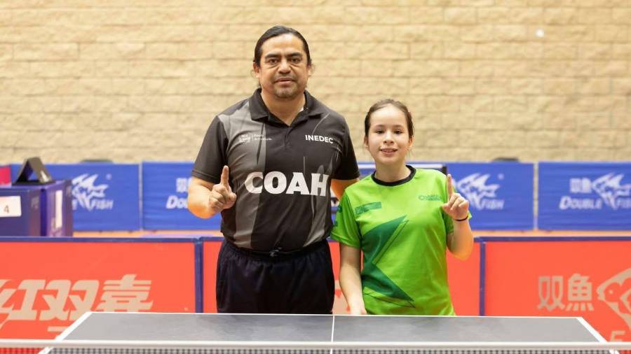 Ana conquistó la medalla de Oro para Coahuila en la modalidad de singles del paratenis de mesa.