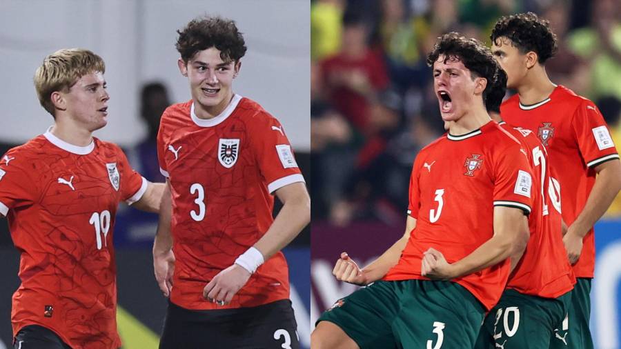 Las selecciones de Austria y Portugal se disputan este jueves la copa Mundial Sub-17.