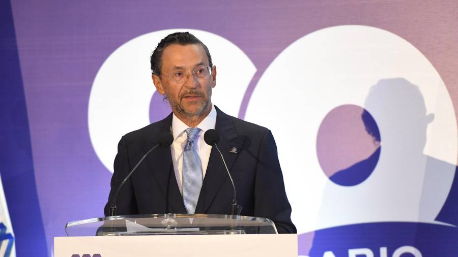 El presidente de la Coparmex Coahuila Sureste utilizando su avatar detalló cuatro acciones para la inteligencia artificial.