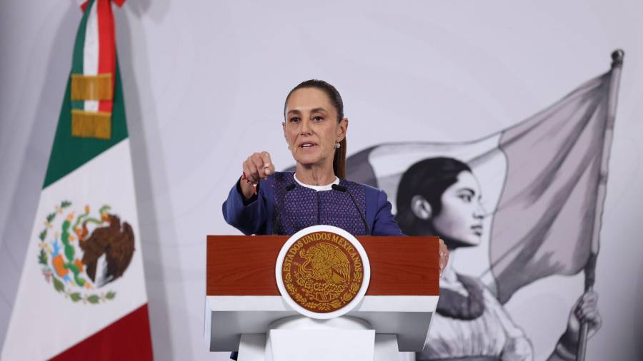 Claudia Sheinbaum Pardo, presidenta de México, encabezó la conferencia Mañanera del Pueblo en la que se presentó la Ley General para Prevenir, Investigar, Sancionar y Reparar el daño por el delito de feminicidio.
