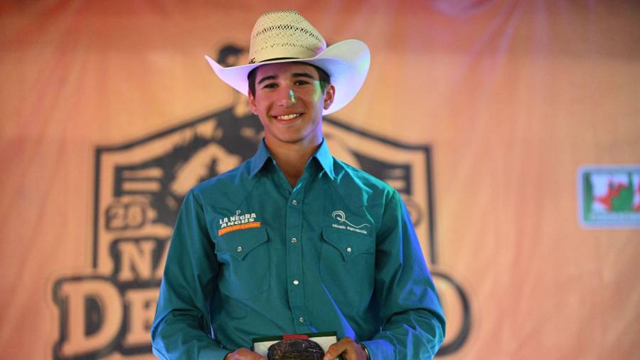 Pablo Múzquiz, promesa del rodeo y campeón nacional juvenil